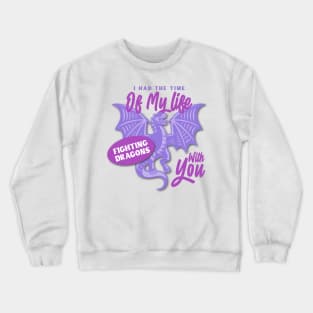 Fighting Dragons Crewneck Sweatshirt